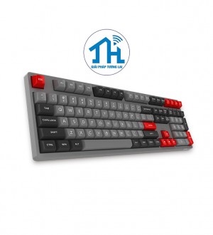 Bàn phím cơ Akko 3108 V2 OSA – Grey Parrot Psittacus (Gateron Yellow switch)