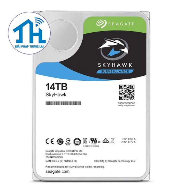 Seagate Skyhawk AI 14Tb 6Gb/s, 256MB cache, 7200rpm SATA3