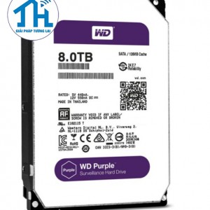 WD HDD Purple 8TB 3.5" SATA 3/ 256MB CACHE/ (5400RPM-5900RPM)