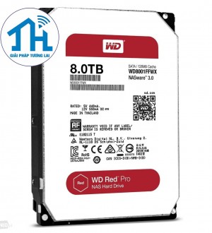 WD 8TB 3.5" SATA 3/ 256MB Cache/ 5400RPM - Caviar Red