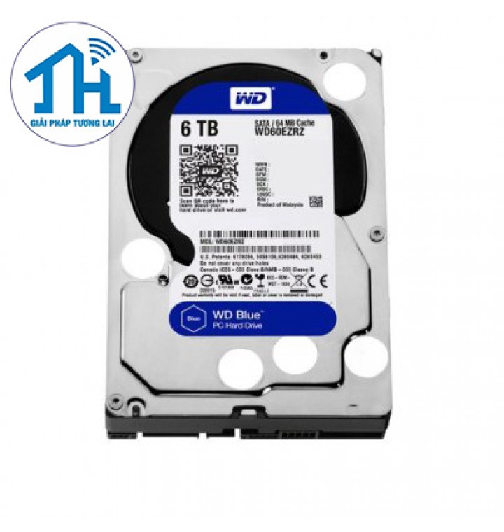 WD 6TB 3.5" SATA 3/64MB Cache/ 5400RPM- Caviar Blue