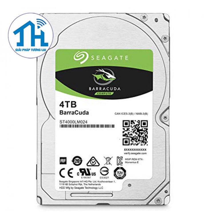 Seagate 4TB/ Cache 64MB/ Sata 3 (6.0 GB/s) - Chính Hãng