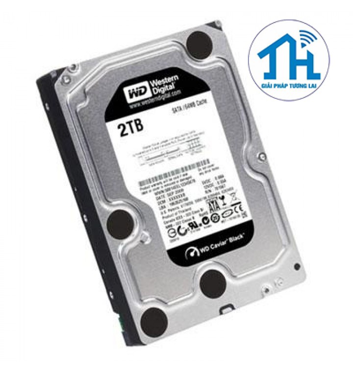 WD 2TB/ 7200Rpm/ Cache 64M/ Sata 3 (6.0 GB/s) - Caviar Black