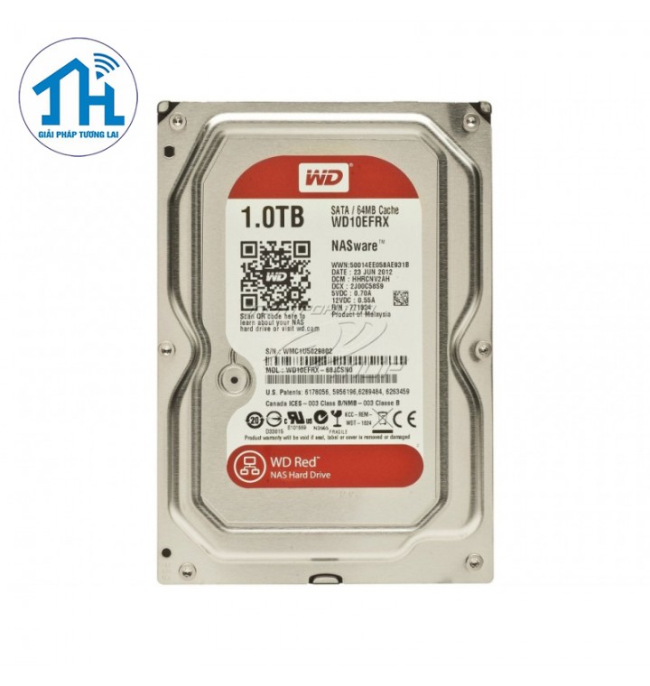 WD 1TB 3.5" SATA 3/ 64MB Cache/ IntelliPower - Caviar Red