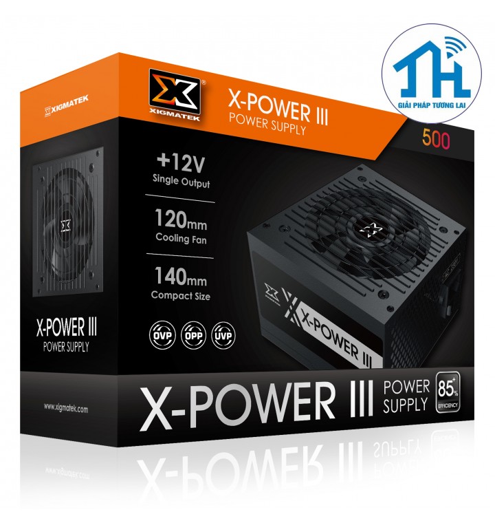 XIGMATEK X-POWER III X-500 (EN45976) - Sản phẩm lý tưởng cho hệ thống GAME-NET