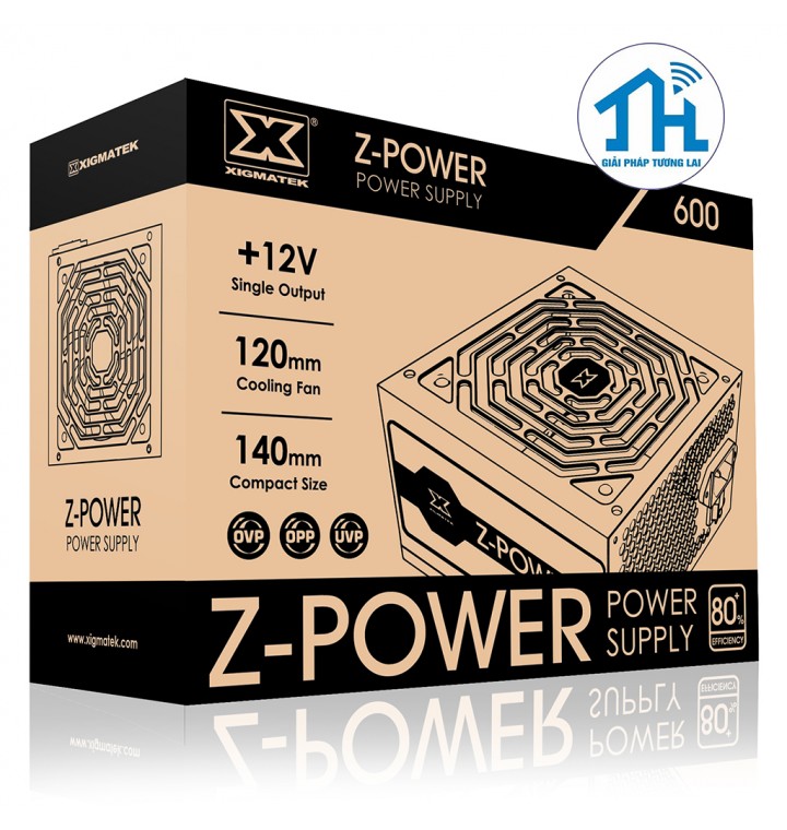 XIGMATEK Z-POWER 600 (EN45945) - Sản phẩm lý tưởng cho hệ thống GAME-NET