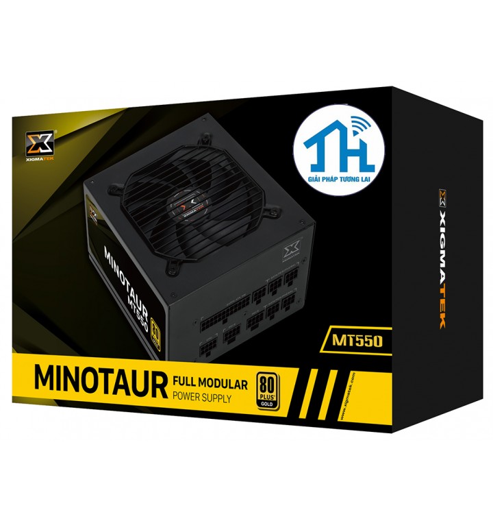 XIGMATEK MINOTAUR MT550 (EN42326) - 80PLUS GOLD, 100% CÁP RỜI - DẠNG DẸT