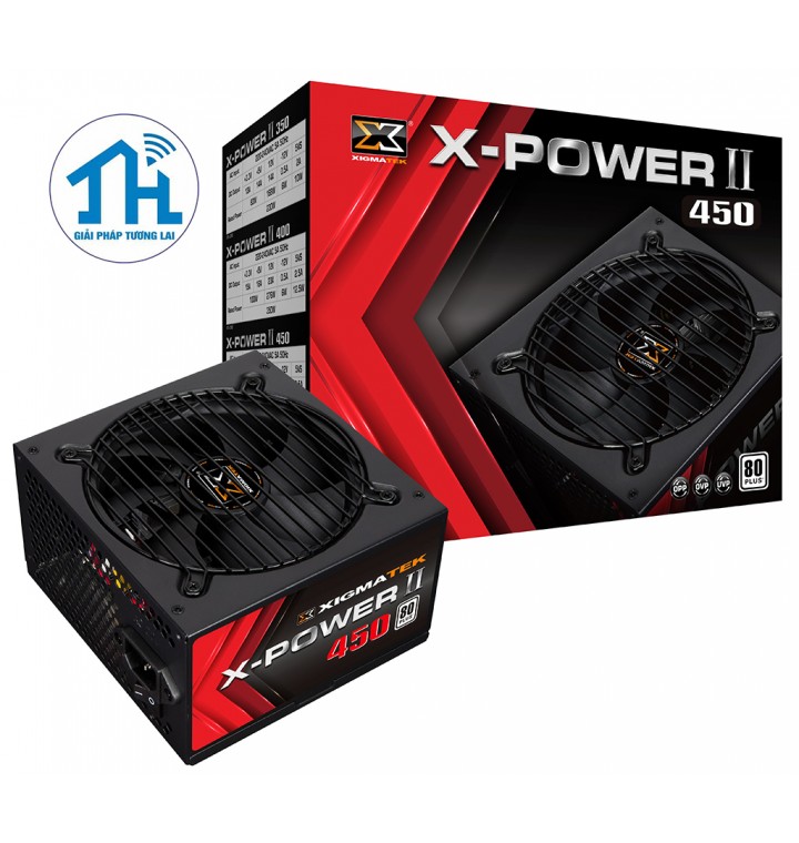 XIGMATEK X-POWER II 450 (EN41954) - 80PLUS WHITE, Sản phẩm lý tưởng cho hệ thống GAME-NET