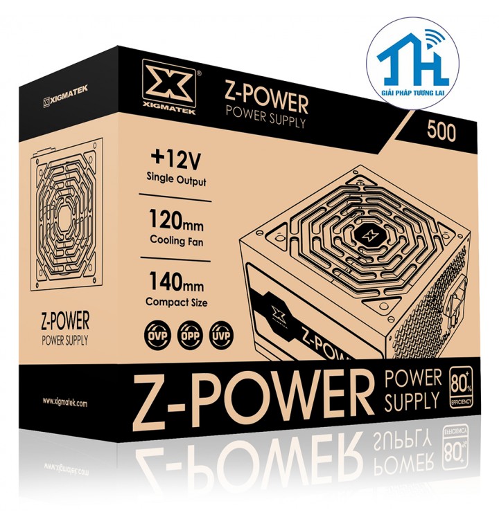 XIGMATEK Z-POWER 500 (EN45938) - Sản phẩm lý tưởng cho hệ thống GAME-NET