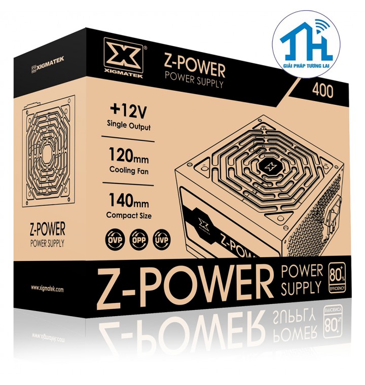 XIGMATEK Z-POWER 400 (EN45921) - Sản phẩm lý tưởng cho hệ thống GAME-NET