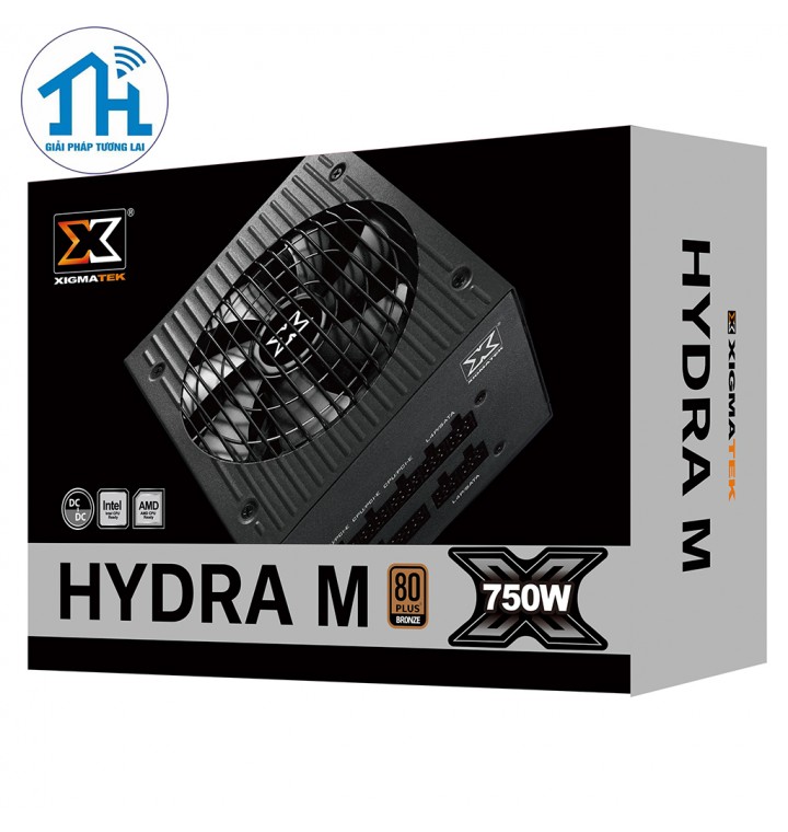 XIGMATEK HYDRA M 750 (EN44221) - 80PLUS BRONZE, 100% CÁP RỜI - DẠNG DẸT