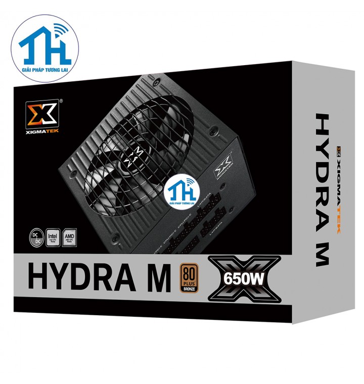 XIGMATEK HYDRA M 650 (EN44214) - 80PLUS BRONZE, 100% CÁP RỜI - DẠNG DẸT