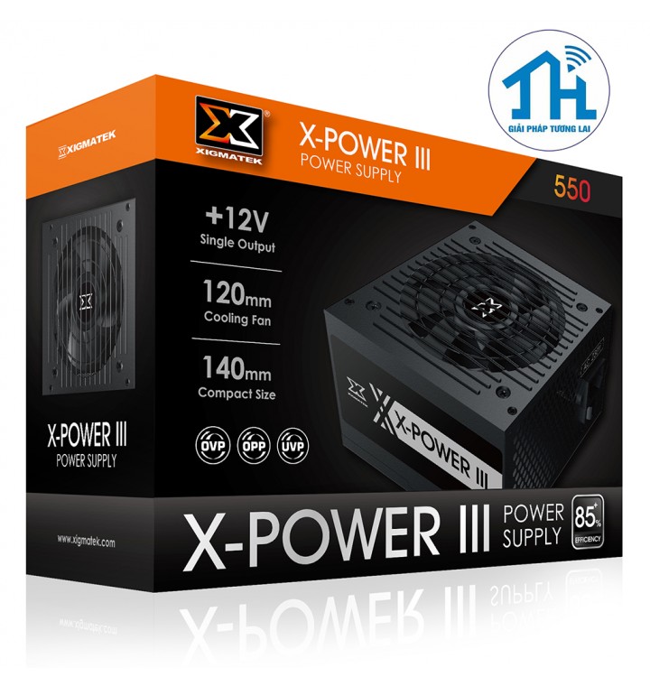 XIGMATEK X-POWER III X-650 (EN45990) - Sản phẩm lý tưởng cho hệ thống GAME-NET