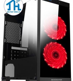 XIGMATEK SCORPIO TG (EN42555) - M-ATX, 2 SIDE TEMPERED GLASS