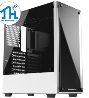 XIGMATEK ARTEMIS WHITE (EN43101) - GAMING ATX, 2 SIDE TEMPERED GLASS, NO FAN