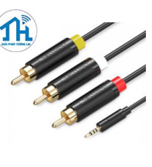 Cáp AV 3.5mm  to 3RCA Vention 1.5m BCJBG