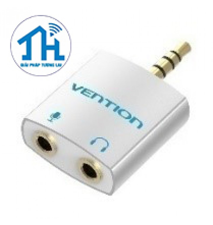 Đầu chuyển  Vention Audio 4 Pole 3.5mm Male to 2*3.5mm Female BDBW0