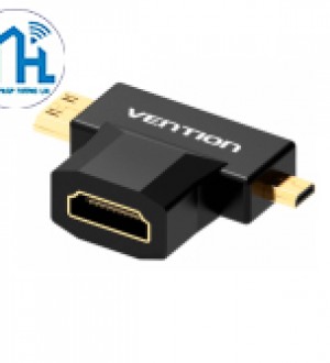 Đầu chuyển Micro +Mini HDMI to HDMI Vention AGDB0