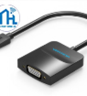 Cáp chuyển Micro HDMI to VGA ( có Audio + Micro USB) Vention AGBBB