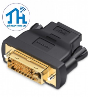 Đầu chuyển HDMI to DVI /DVI to HDMI (HDMI Cable ) Vention ECDB0