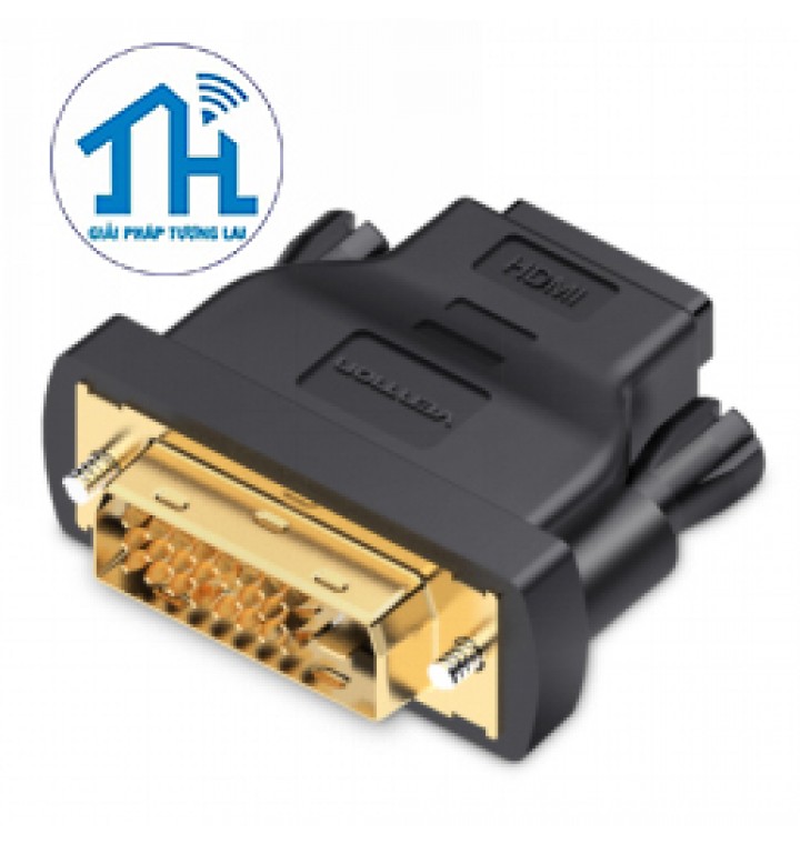 Đầu chuyển HDMI to DVI /DVI to HDMI (HDMI Cable ) Vention ECDB0