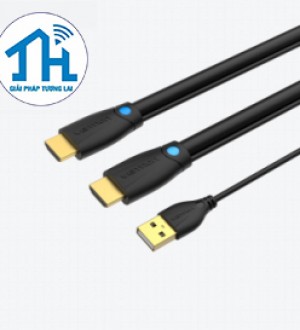 Cáp HDMI 1.4v dài 45m Vention AAMBQ 2K/4K30@Hz for Engineering