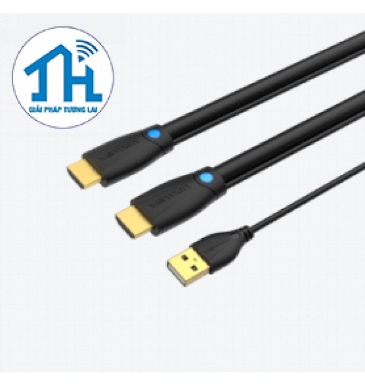 Cáp HDMI 1.4v dài 45m Vention AAMBQ 2K/4K30@Hz for Engineering