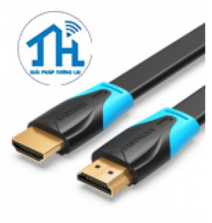 Cáp HDMI 1.4 Flat dài1.5m Vention VAA-B02-L150 Black