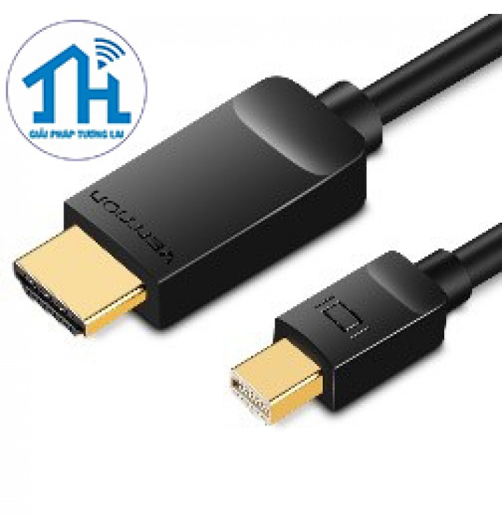 Cáp chuyển Mini DP to HDMI 2M Vention HABBH