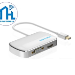 Cáp chuyển Mini Displayport to VGA & HDMI Vention  HBBWB