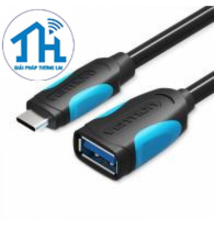 Cáp chuyển USB3.0 to USB Type-C with OTG Vention VAS-A51-B025