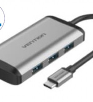 Cáp chuyển USB Type-C to USB3.0*4/PD Micro USB Vention TGCHB