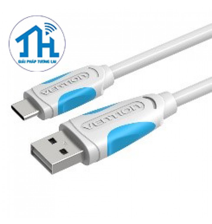 Cáp USB2.0 Male to USB Type-C dài 1.5m Vention VAS-A36-B150