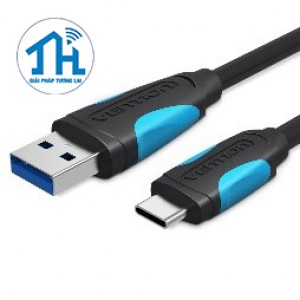 Cáp USB 3.0 Male to USB Type-C Male dài 1.5m Vention VAS-A37-B150