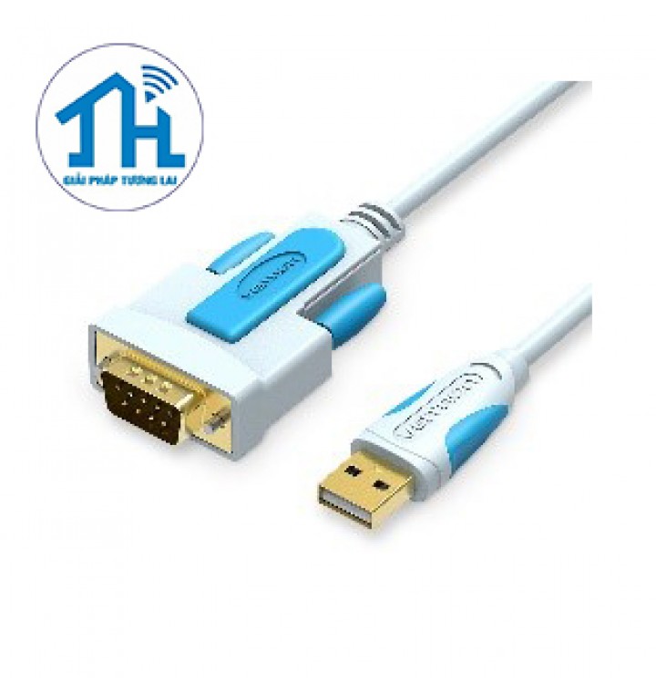 Cáp chuyển USB 2.0 to RS232 dài 1m Vention VAS-C02-S100