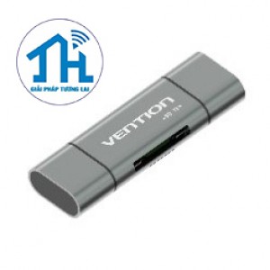 Đầu đọc thẻ USB 2.0 (Type C + Micro USB +SD+TF) Vention CCJH0