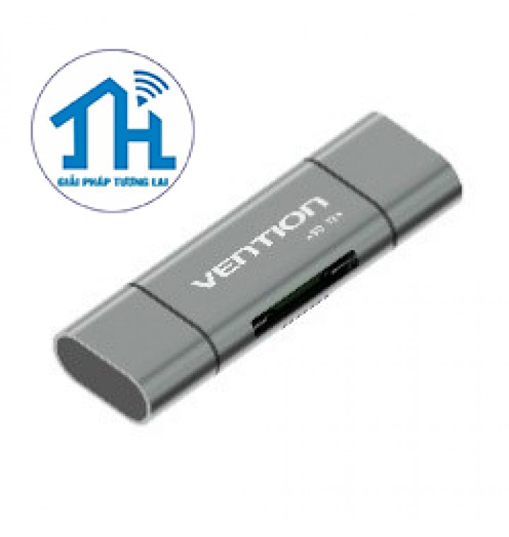 Đầu đọc thẻ USB 2.0 (Type C + Micro USB +SD+TF) Vention CCJH0