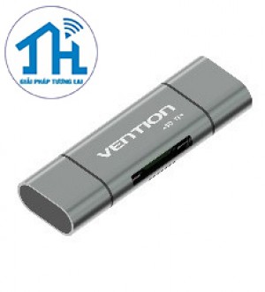 Đầu đọc thẻ USB 3.0 (Type C + Micro USB+SD+TF) Vention CCHH0