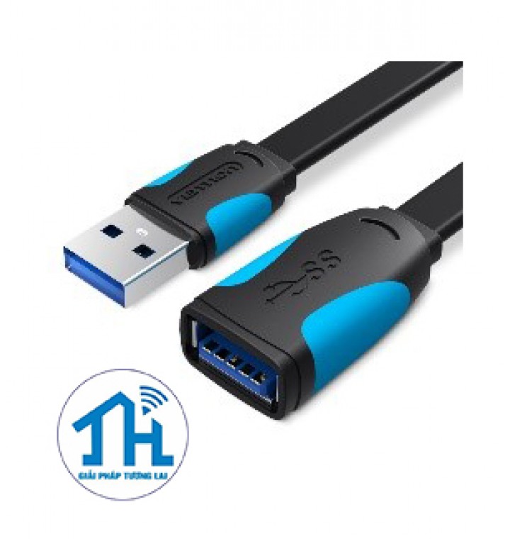 Cáp nối dài USB 3.0 Flat dài 1.5m Vention VAS-A13-B150