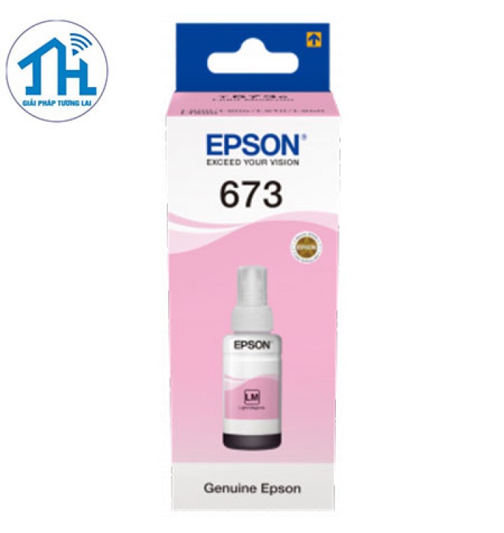 Mực In Phun Màu Chính Hãng Epson T6733 - 70ml (LIGHT MAGENTA) - Nguyên Hộp