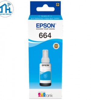 Mực In Phun Màu Chính Hãng Epson T6642 - 70ml (CYAN) - Nguyên Hộp