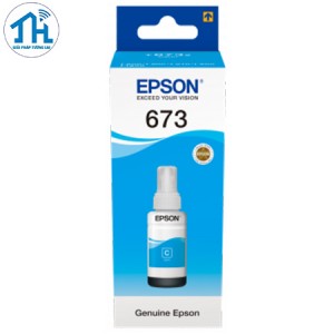 Mực In Phun Màu Chính Hãng Epson T6735 - 70ml (LIGHT CYAN) - Nguyên Hộp