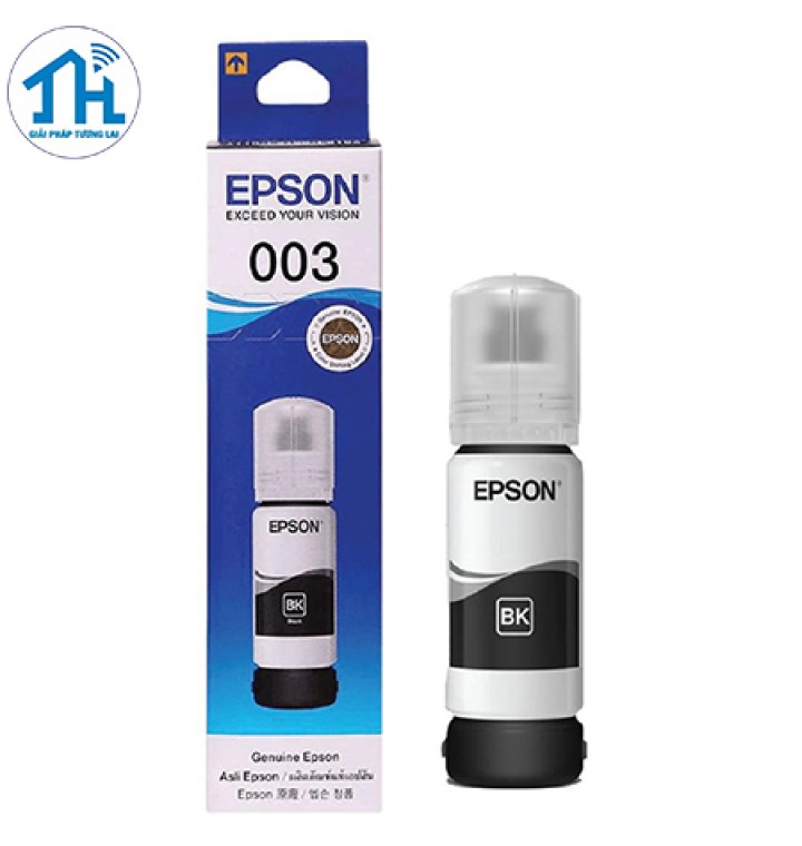 Mực Epson 003 Màu Xanh - Cyan (chính hãng, nguyên hộp)